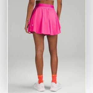 lululemon athletica Women's Court Rival Pink Tennis Skirt
